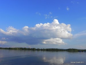 Lourd il voudrait s'étendre sur l'eau pour se laisser flotter...un peu...lourdeau...