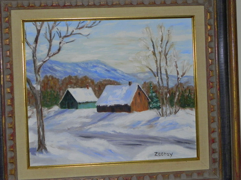 Encore l'hiver dans l'décor