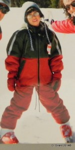 Caro 8 ans hiver 1999