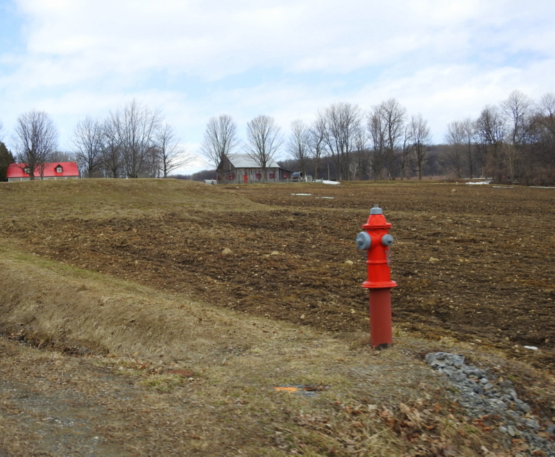 borne fontaine route